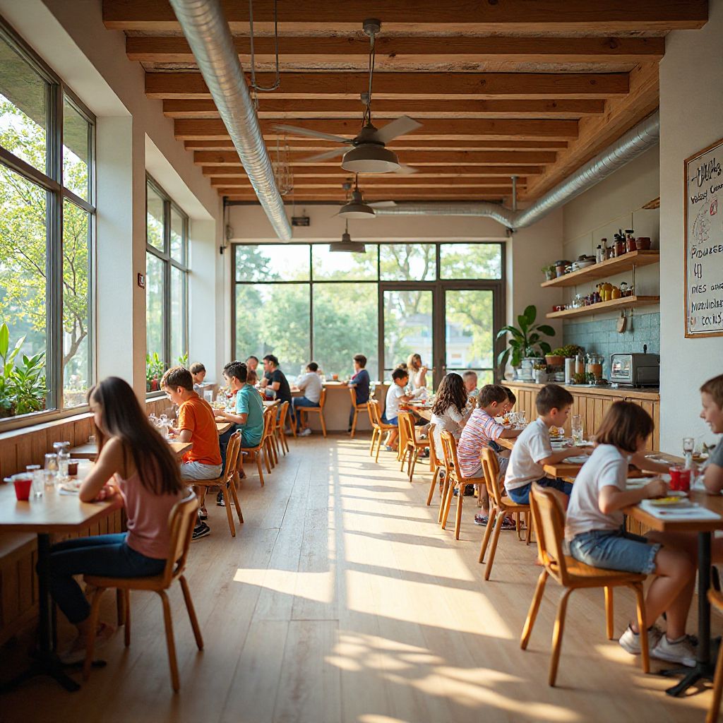 Happy children and families enjoying time at Kids & Family Dine